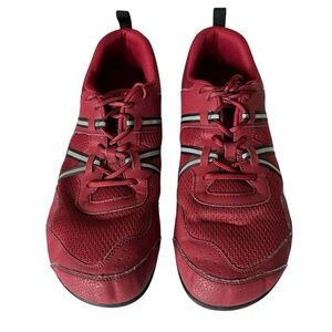 XERO PRIO RED AND BLACK BAREFOOT SNEAKERS SIZE 13